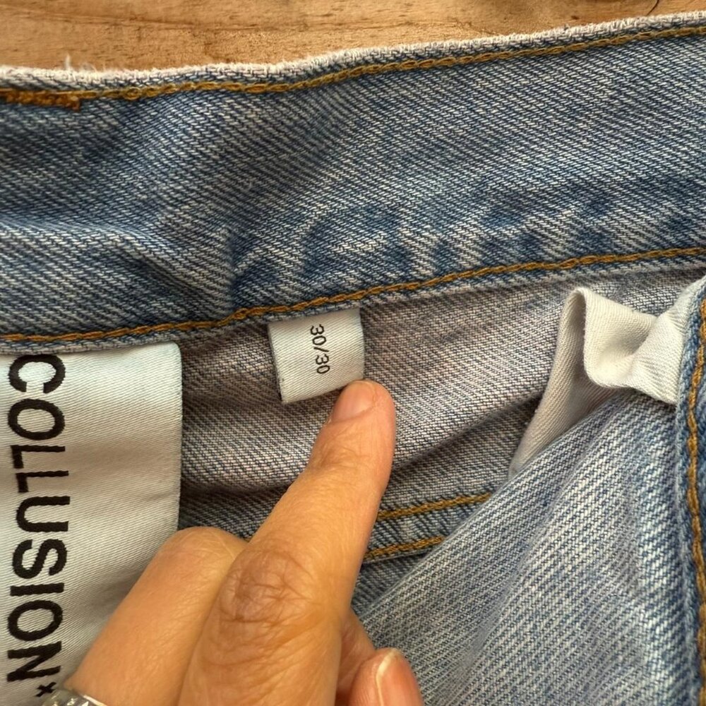 Collusion Blue Jeans Ripped - Picture 2 of 2